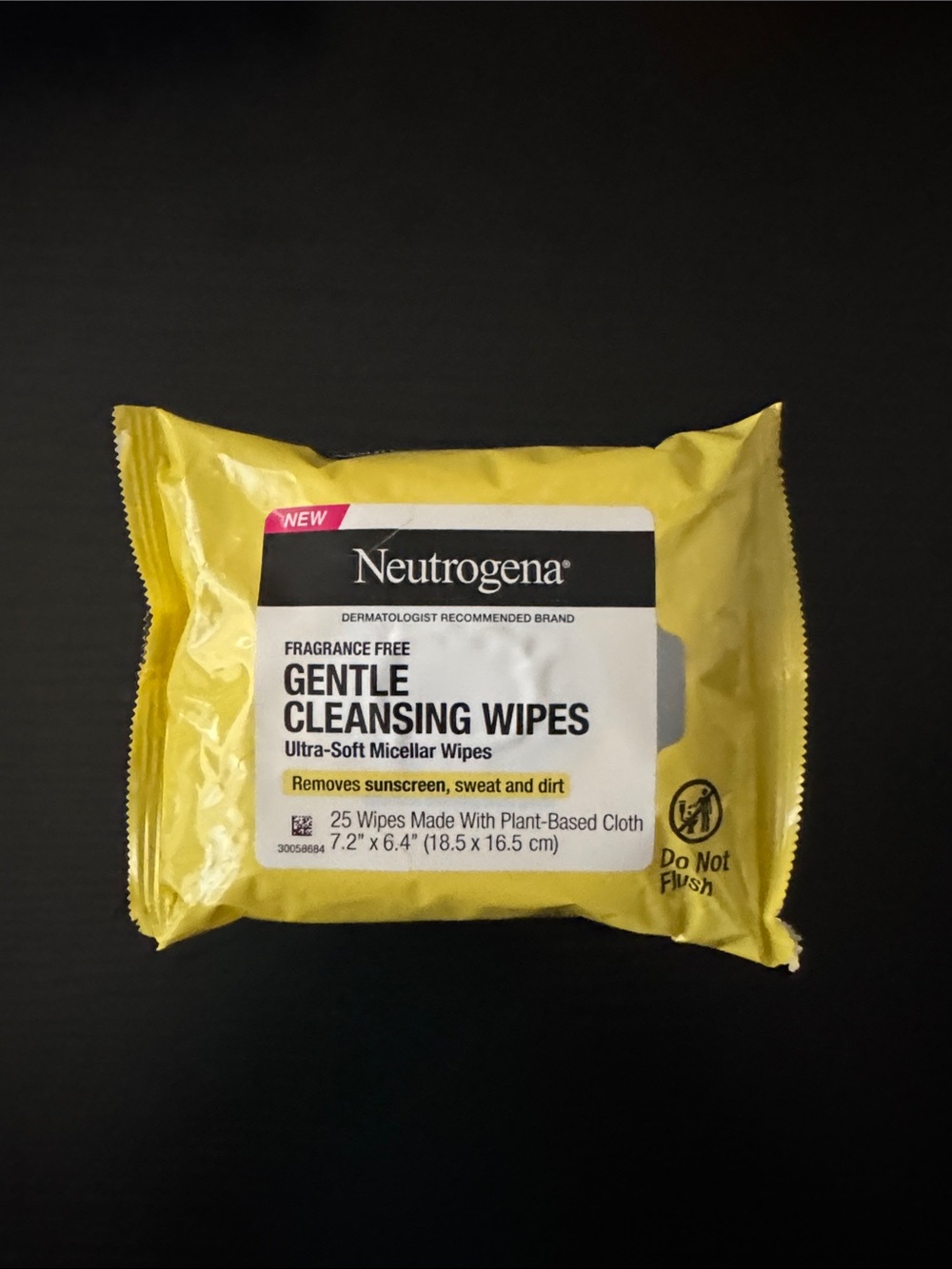 Neutrogena Gentle Cleansing Wipes - Yellow Packaging